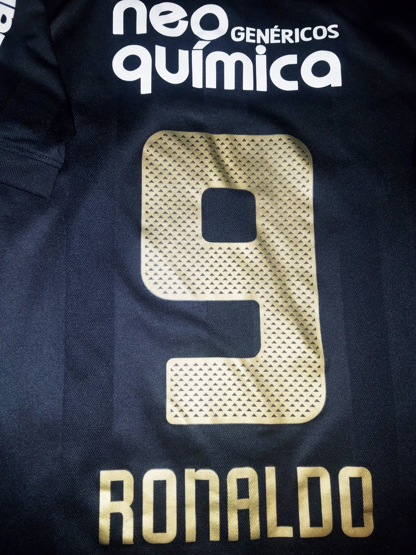 Ronaldo Corinthians Nike 2010 2011 Black Away Jersey Camiseta Shirt M SKU# 382402-010 foreversoccerjerseys