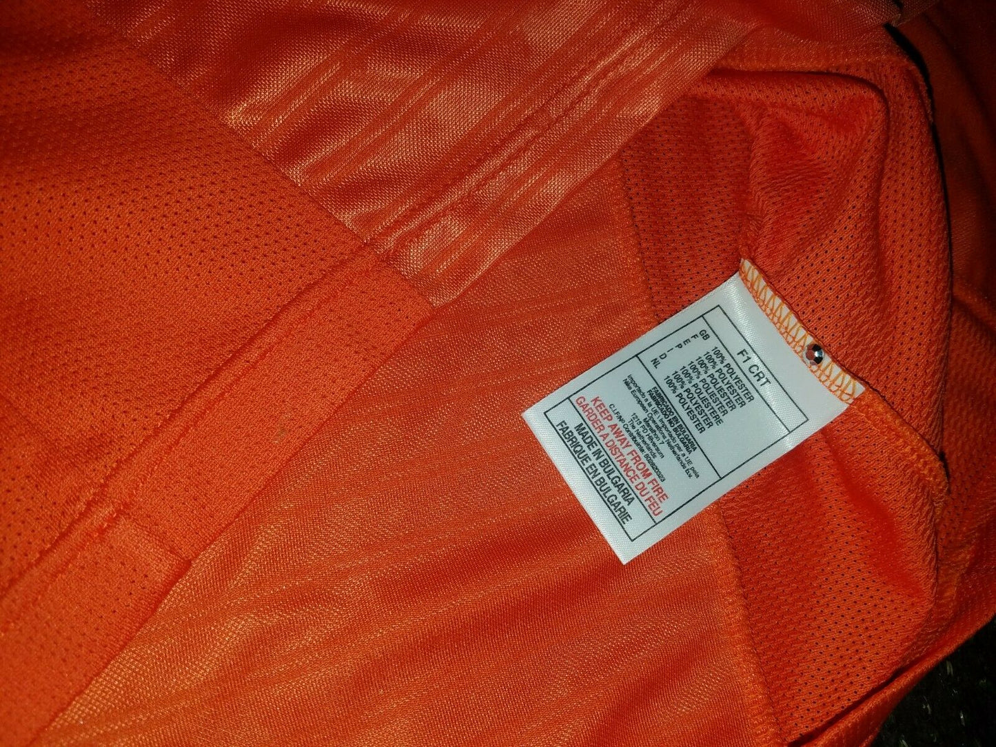 Ronaldo Inter Milan 2001 2002 Orange Jersey Shirt Maglia L - foreversoccerjerseys