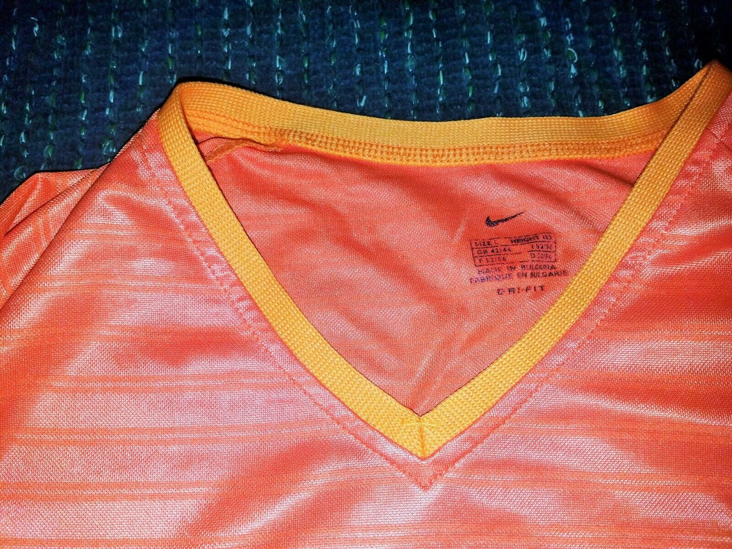 Ronaldo Inter Milan 2001 2002 Orange Jersey Shirt Maglia L - foreversoccerjerseys