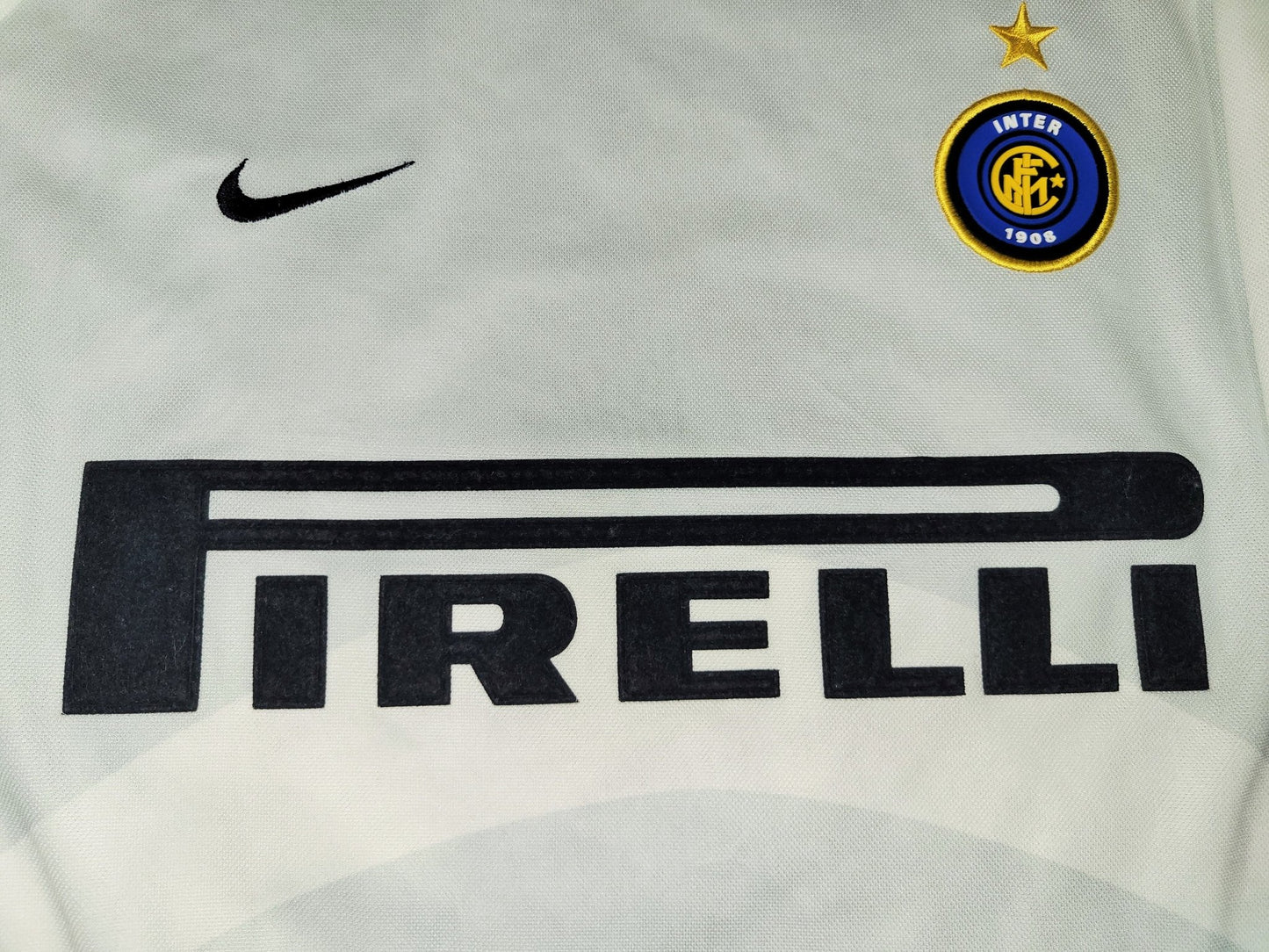 Ronaldo Inter Milan Nike 2001 2002 Away White Jersey Shirt Maglia L foreversoccerjerseys