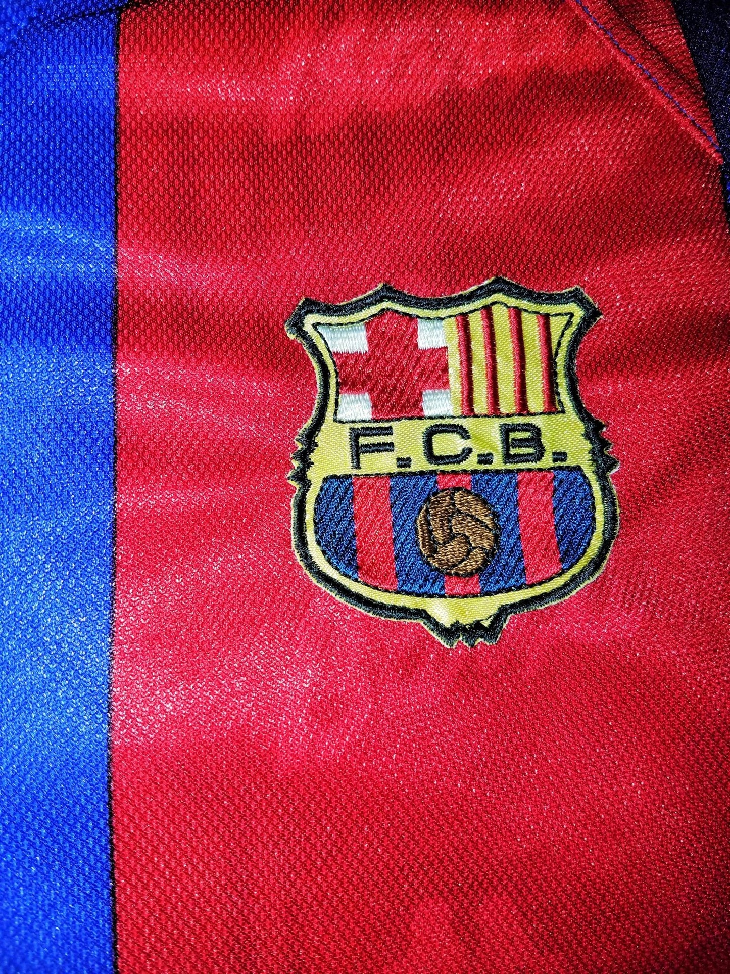 Ronaldo Kappa Barcelona 1996 1997 MATCH ISSUED Jersey Shirt Camiseta XL foreversoccerjerseys