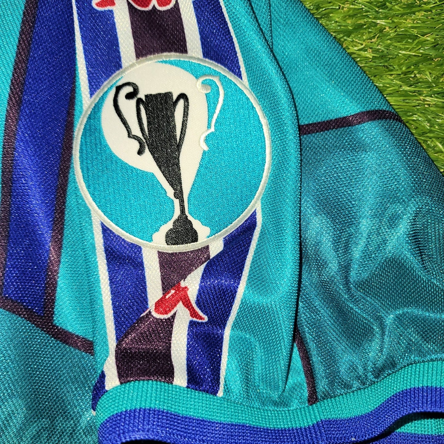 Ronaldo Kappa Barcelona UEFA CUP FINAL 1996 1997 Away Jersey Shirt Camiseta L foreversoccerjerseys
