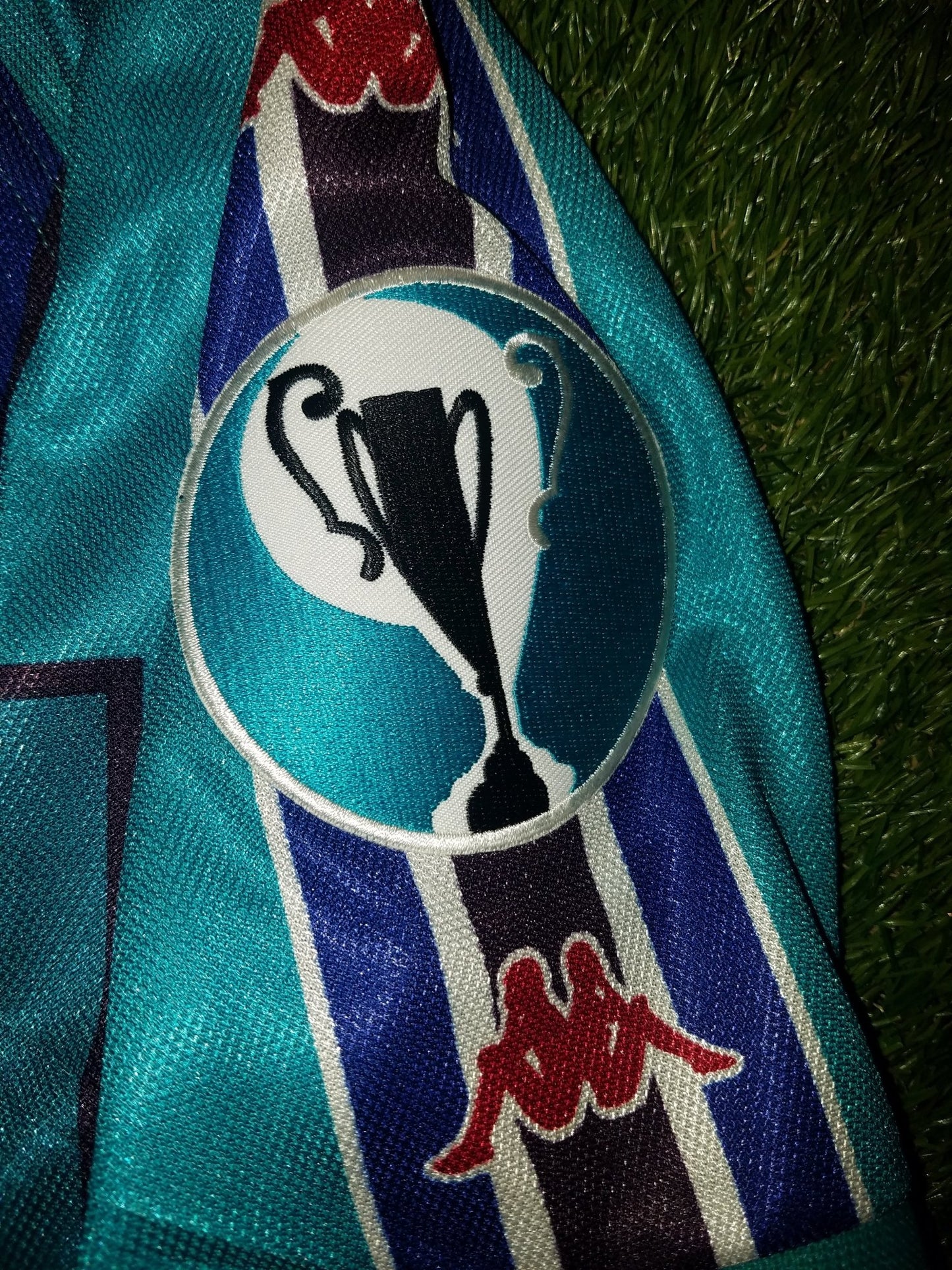 Ronaldo Kappa Barcelona UEFA CUP FINAL 1996 1997 Jersey Shirt Camiseta M foreversoccerjerseys