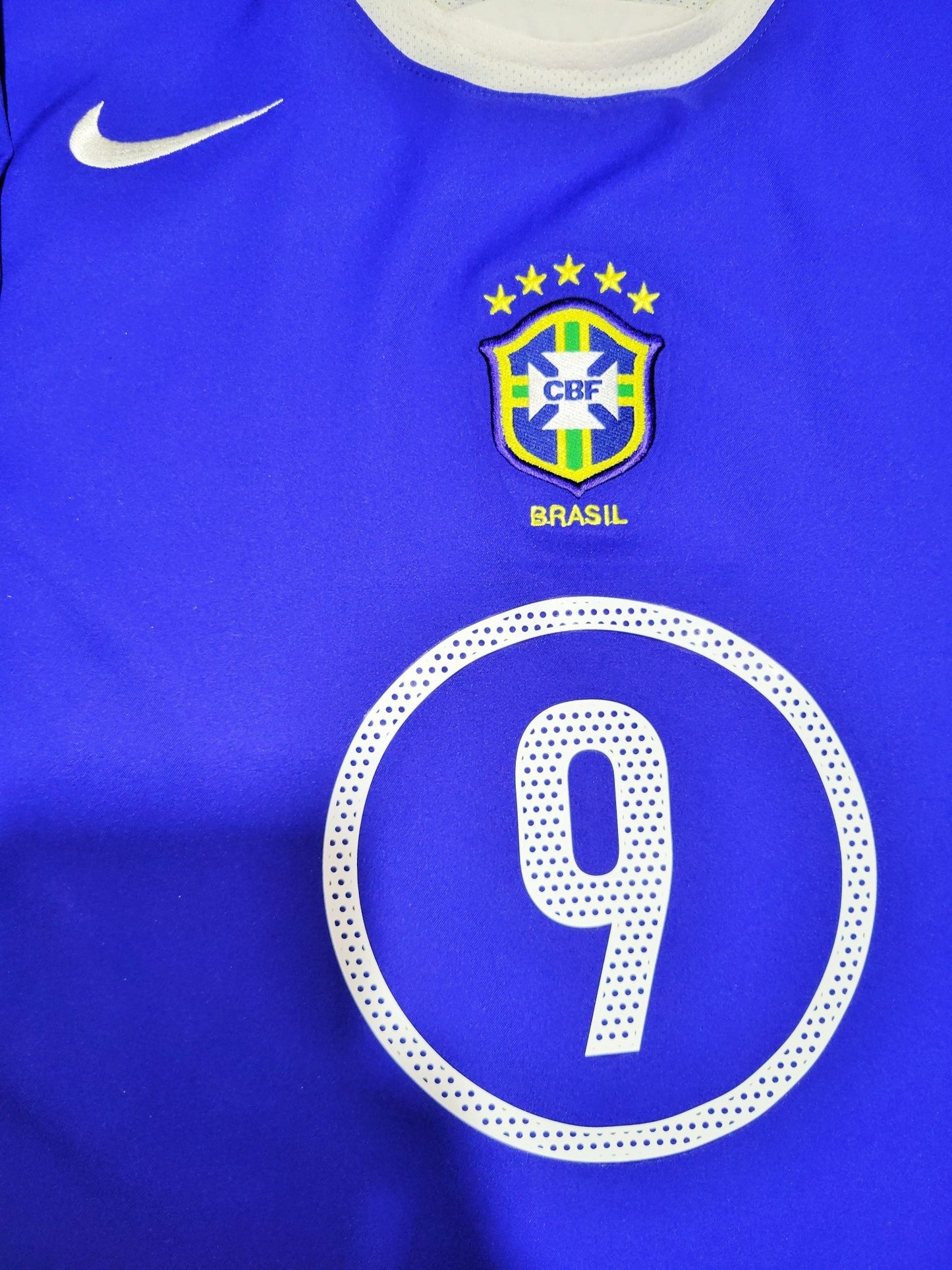 Ronaldo Nike Brazil 2004 Away Soccer Jersey Shirt L Nike