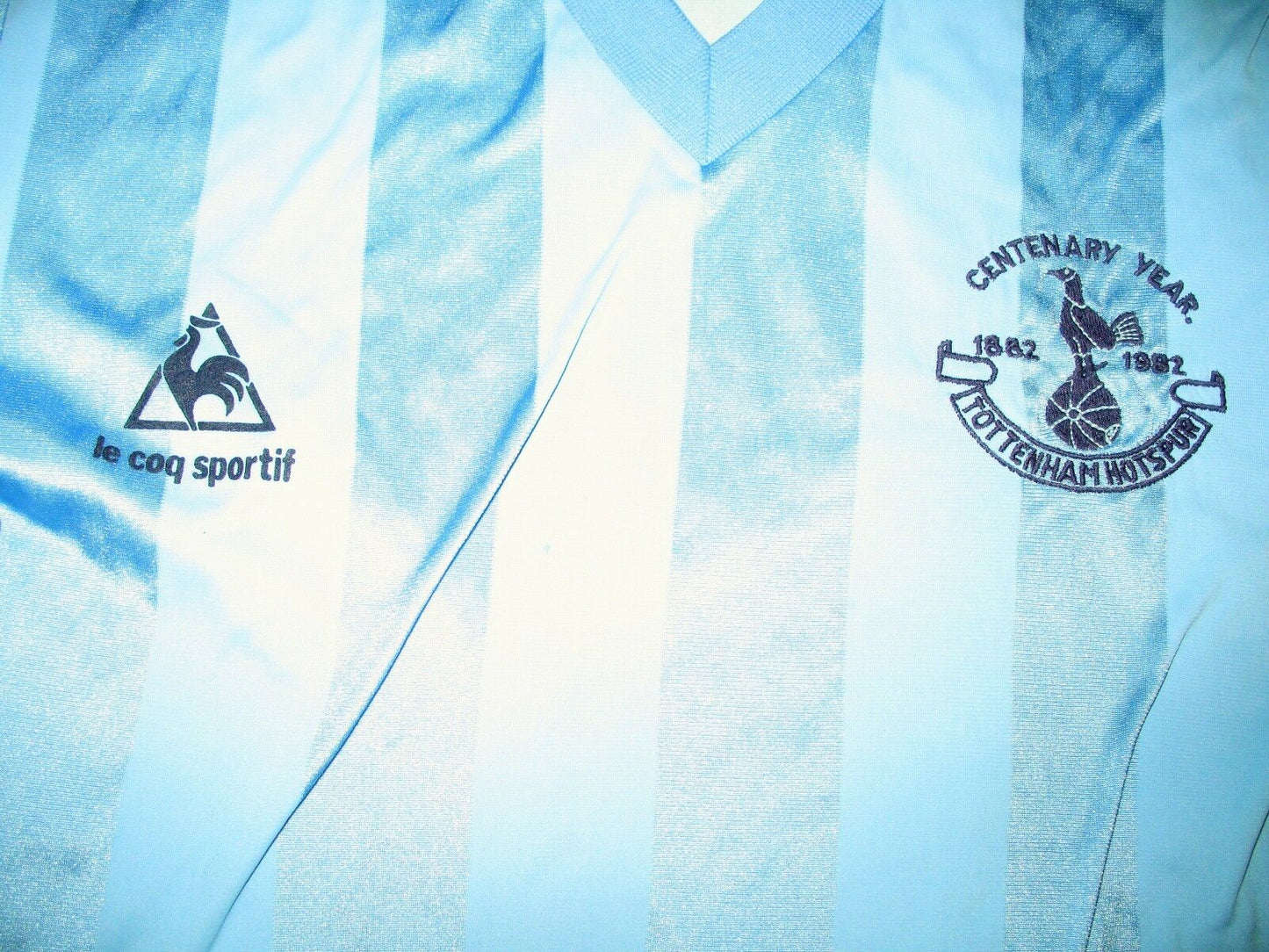 Tottenham Hotspur Centenary 1982 1983 Blue Jersey Shirt Maglia XL - foreversoccerjerseys
