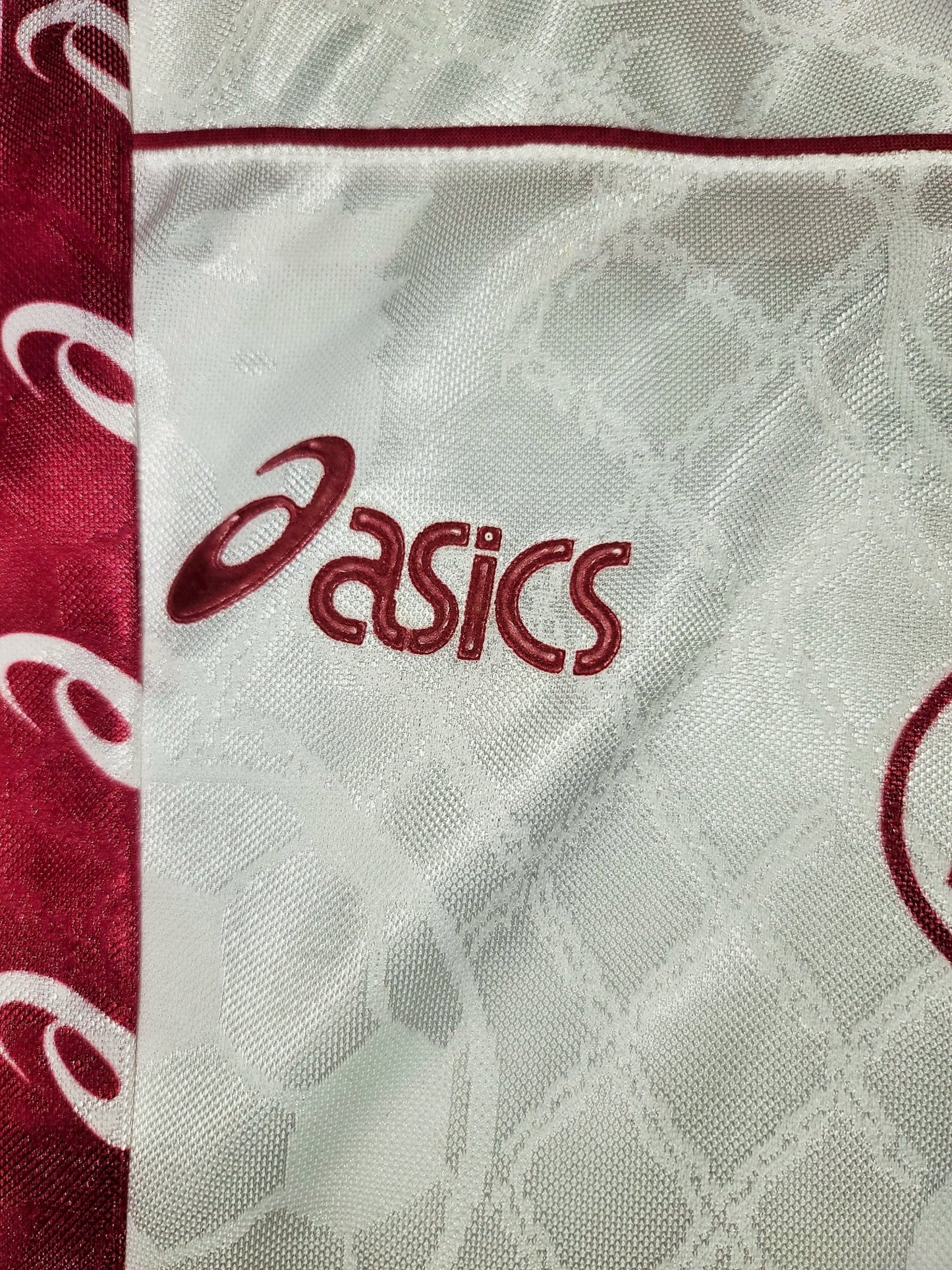 Totti As Roma Asics 1995 1996 Away White Jersey Maglia Shirt XL foreversoccerjerseys