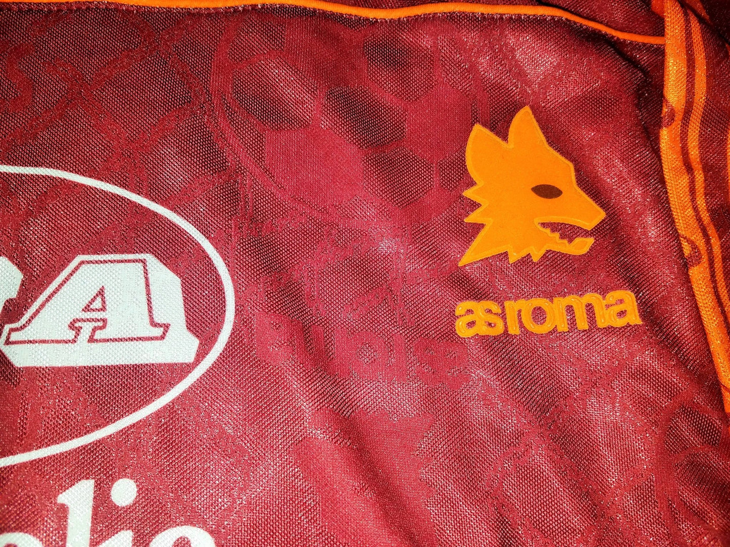 Totti As Roma Asics 1995 1996 Jersey Maglia Shirt XL BNWT foreversoccerjerseys