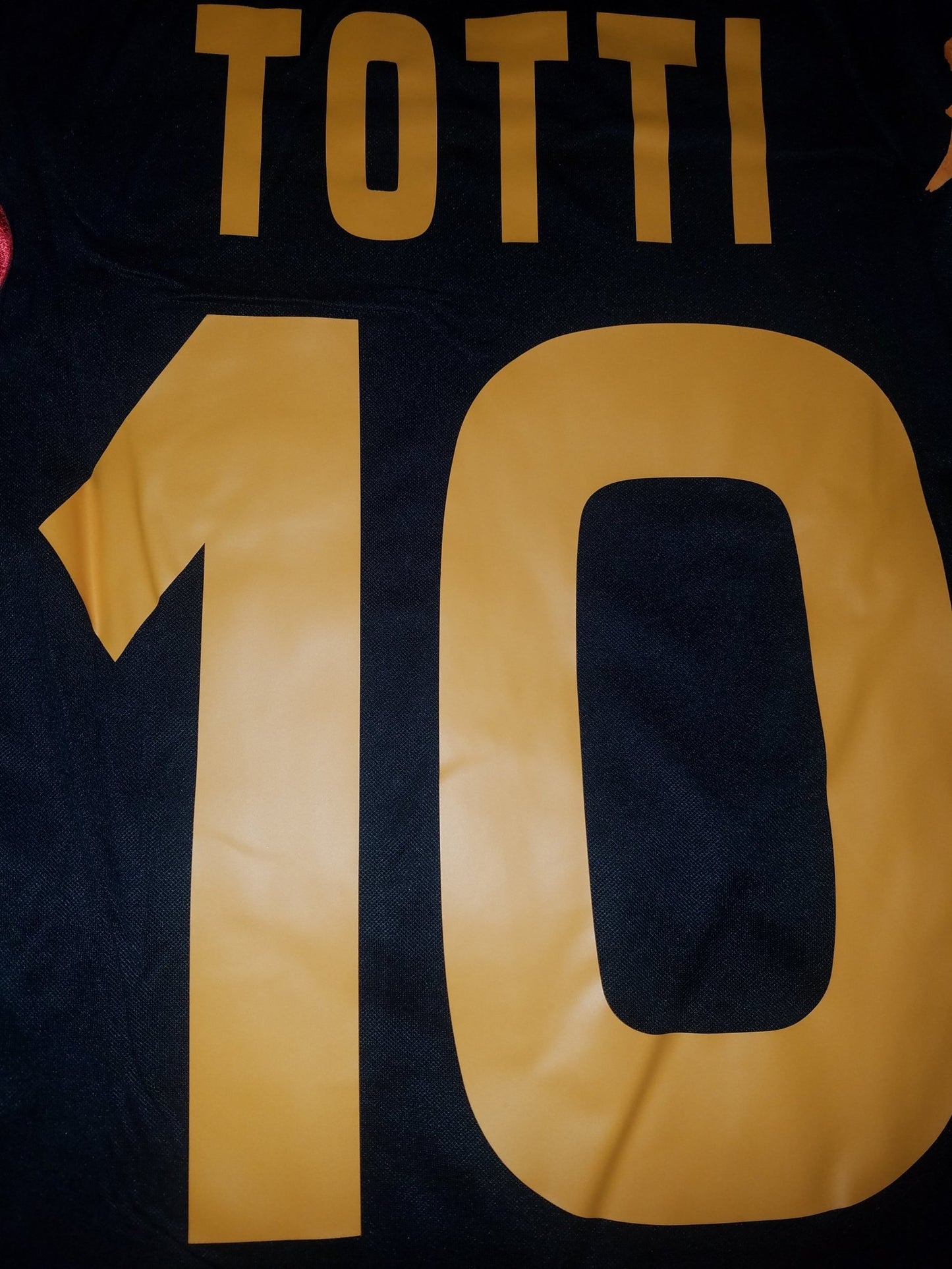 Totti As Roma Kappa 2008 2009 Black Jersey Maglia Shirt L foreversoccerjerseys