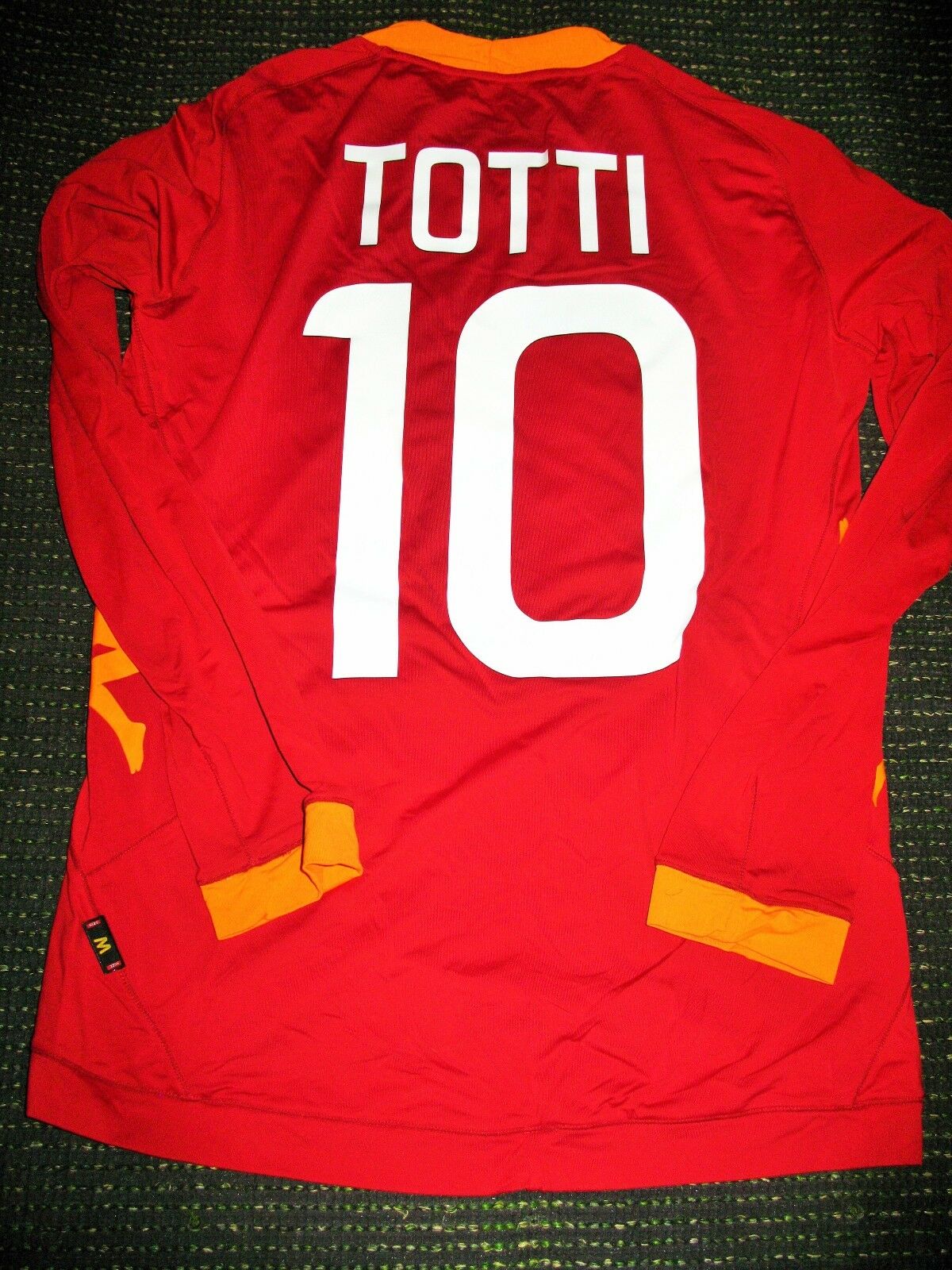 Totti As Roma Kappa 2011 2012 Jersey Maglia Shirt M - foreversoccerjerseys