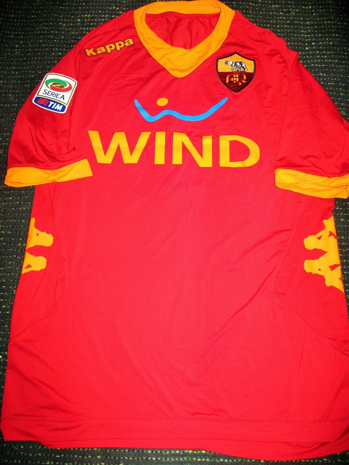 Totti As Roma Kappa 2011 2012 Jersey Maglia Shirt XL - foreversoccerjerseys