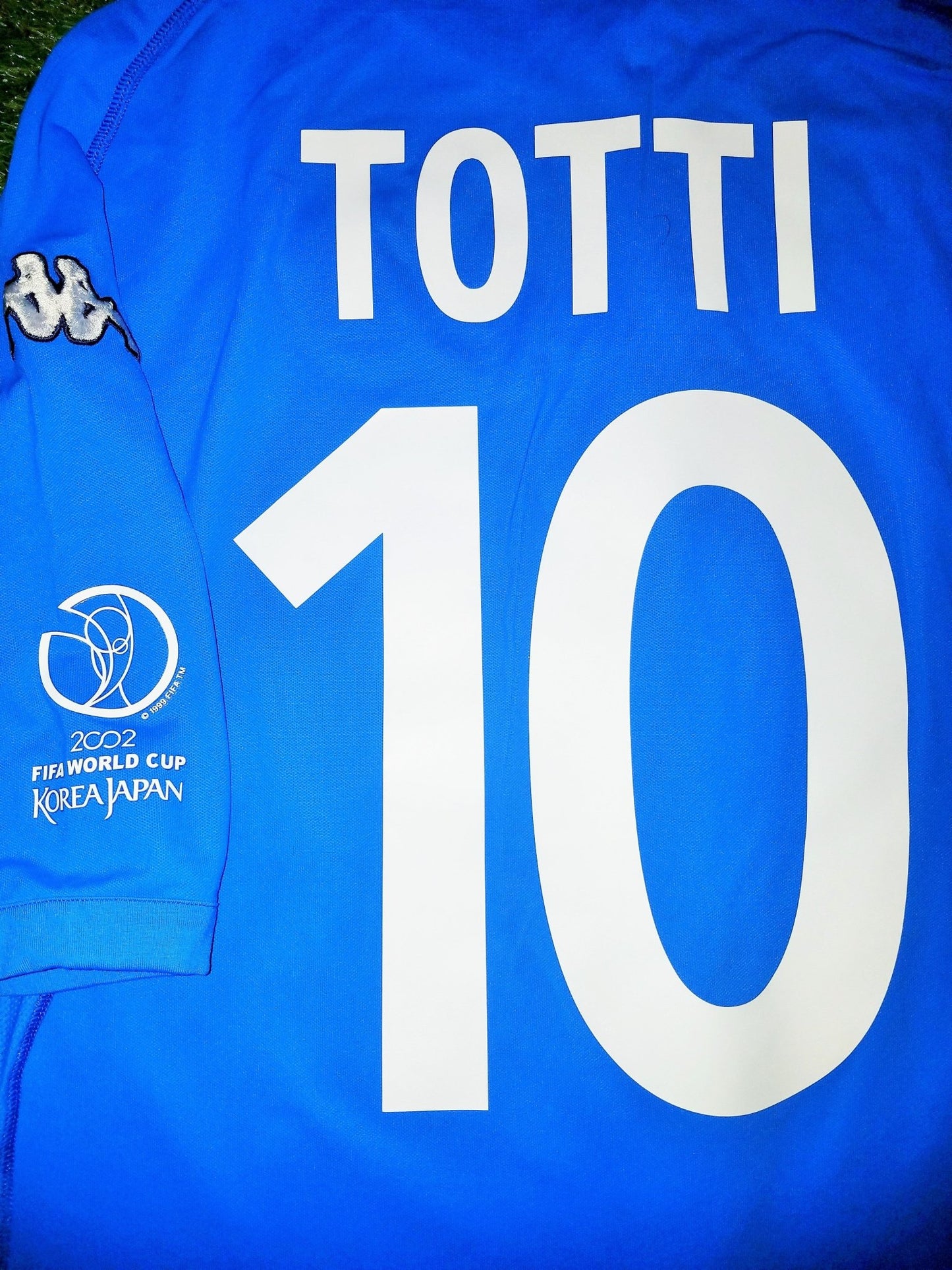 Totti Italy Kappa 2002 World Cup Home Jersey Shirt L foreversoccerjerseys