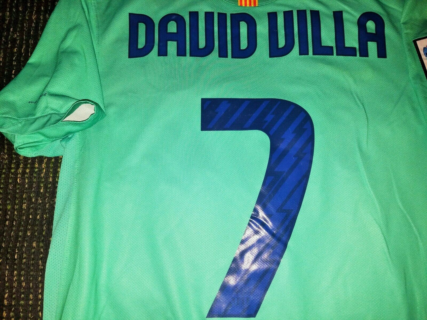 Villa Barcelona 2010 2011 Jersey Shirt Camiseta M - foreversoccerjerseys