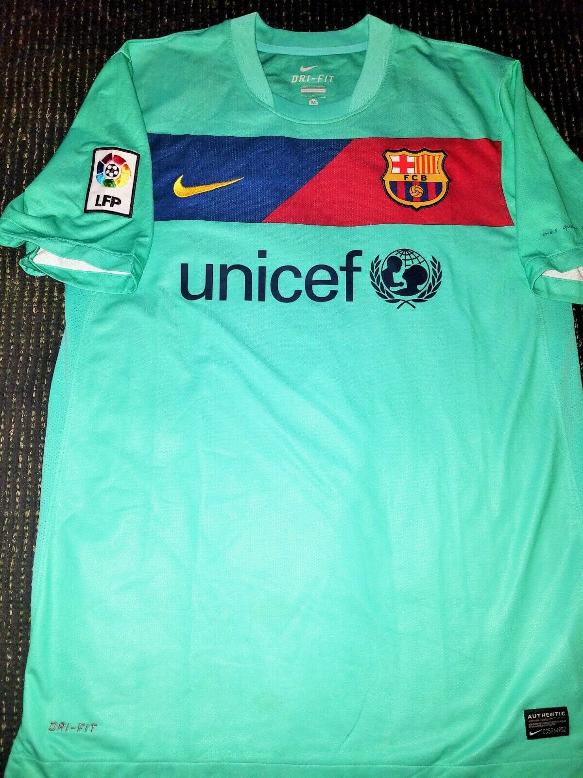 Villa Barcelona 2010 2011 Jersey Shirt Camiseta M - foreversoccerjerseys