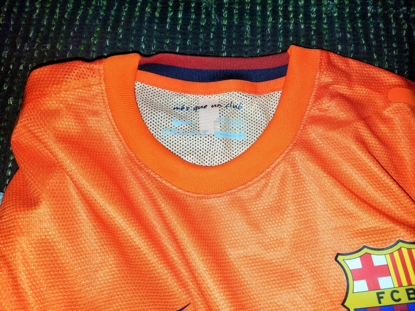 Villa Barcelona 2012 2013 UEFA Match Worn Jersey Camiseta Shirt - foreversoccerjerseys