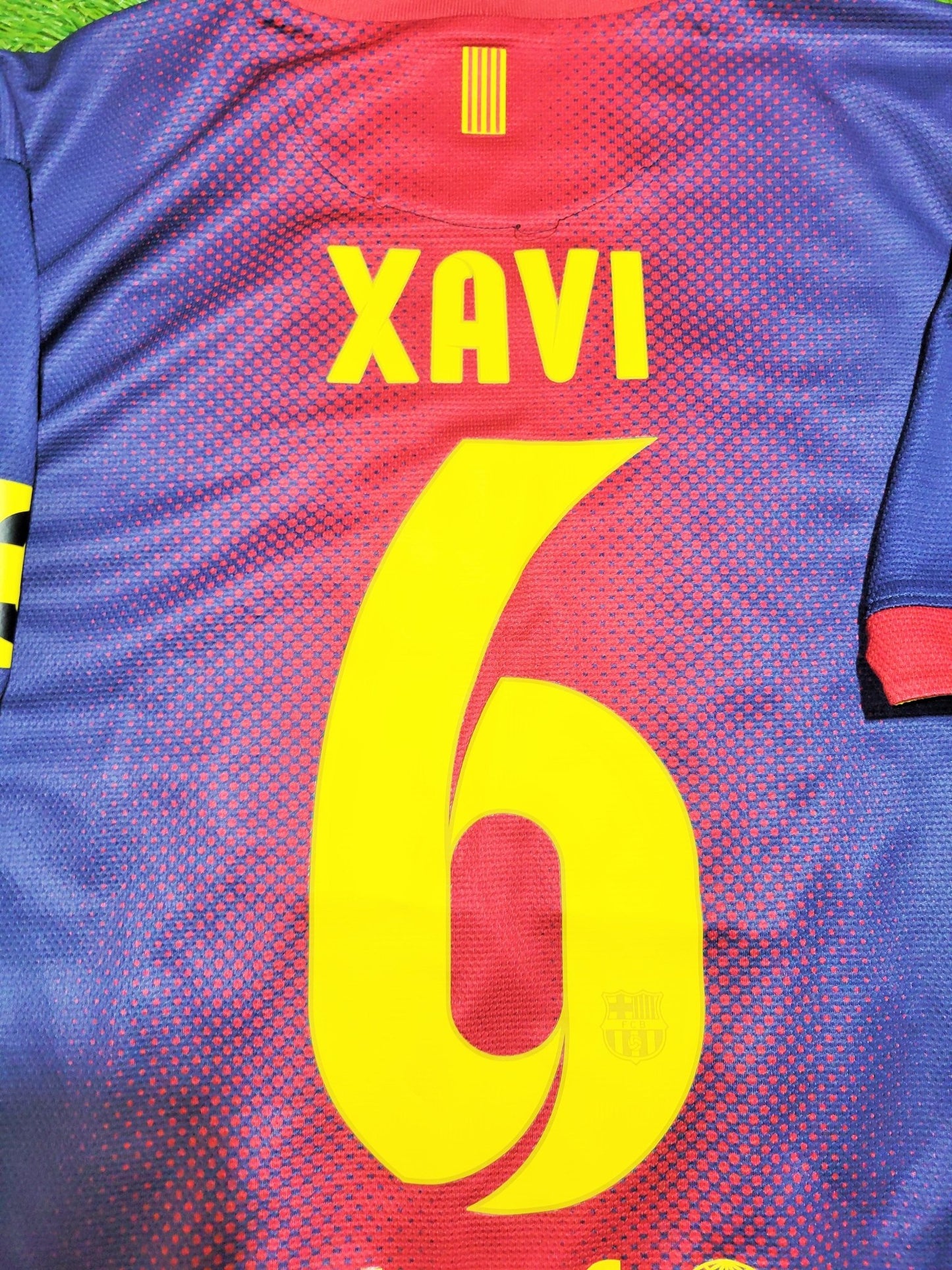Xavi Barcelona 2012 2013 Soccer Jersey Shirt M SKU# 478323-410 nike