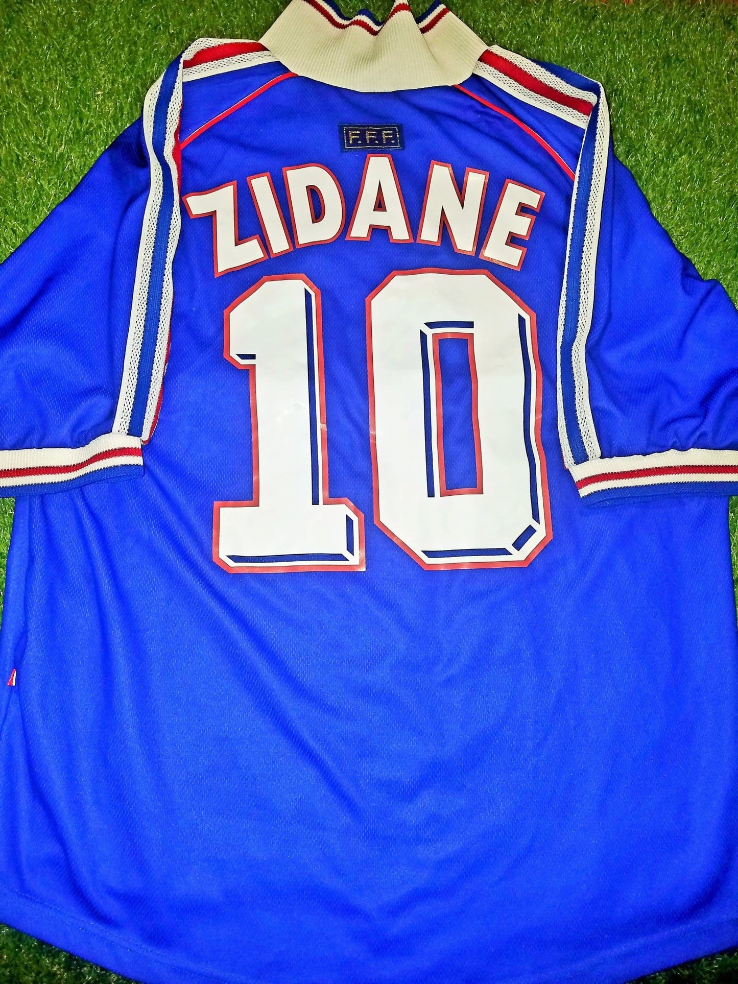 Zidane France 1998 WORLD CUP FINAL Jersey Maillot Shirt Trikot XL foreversoccerjerseys