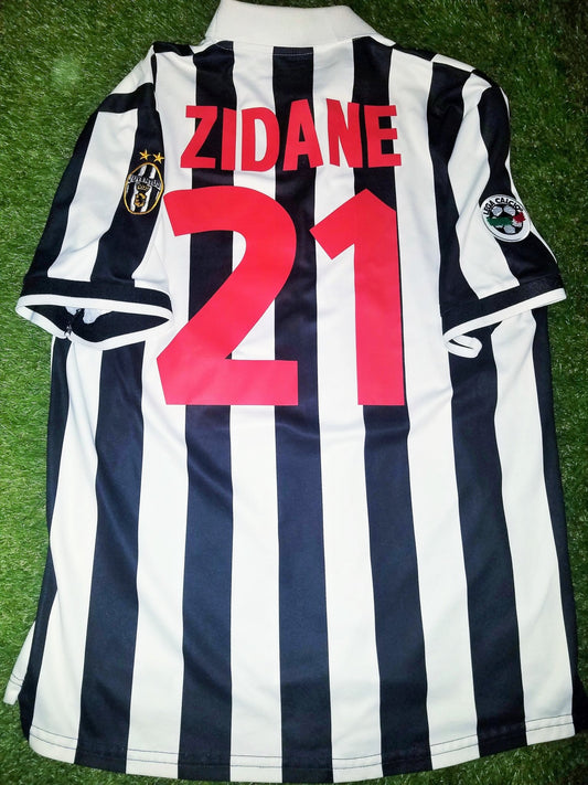 Zidane Juventus 1998 1999 Home Kappa Jersey Shirt Maglia Maillot L foreversoccerjerseys