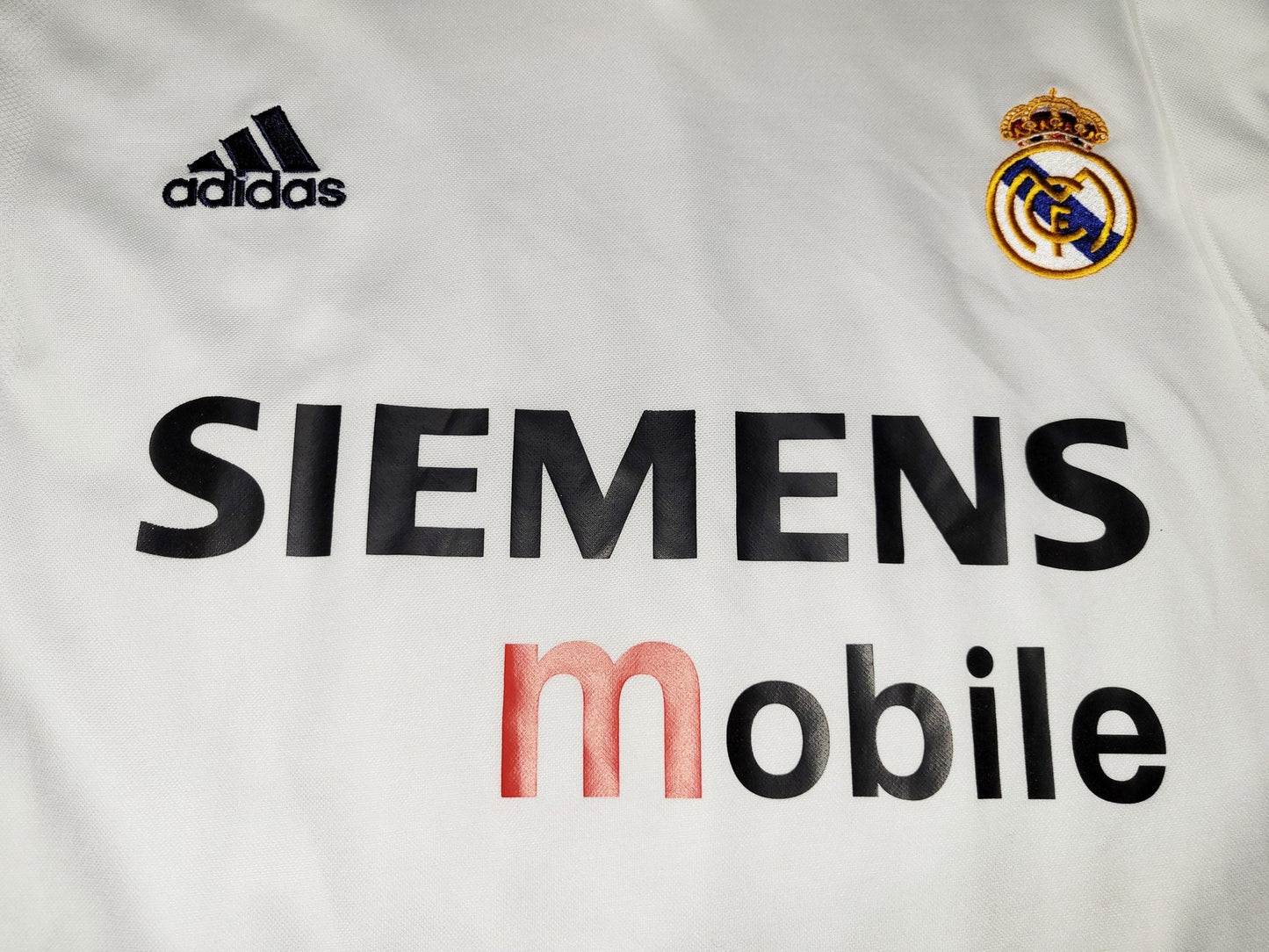Zidane Real Madrid CENTENARY 2002 2003 Soccer Jersey Shirt XL SKU# 156653 Adidas