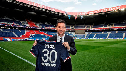 Messi Paris Saint Germain PSG Jordan 2021 2022 DEBUT PLAYER ISSUE Soccer Jersey M SKU# CV7851-411