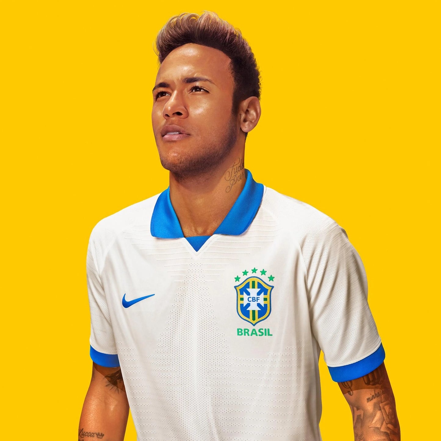 Neymar Brazil 2019 Away 100th Anniversary Copa America Soccer Jersey XL SKU# AJ5026-100