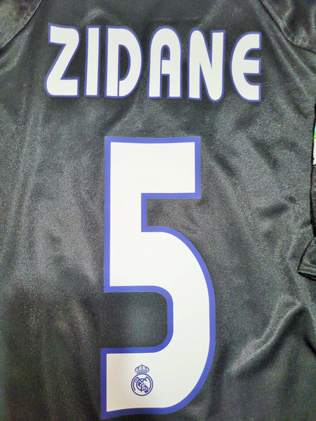 Zidane Real Madrid 2004 2005 Away Soccer Jersey Shirt M SKU# 367826