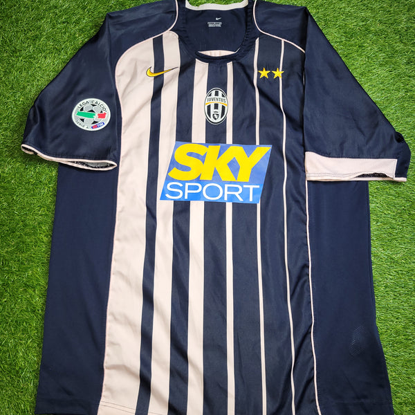 Ibrahimovic Juventus 2004 2005 Away Soccer Jersey Shirt L