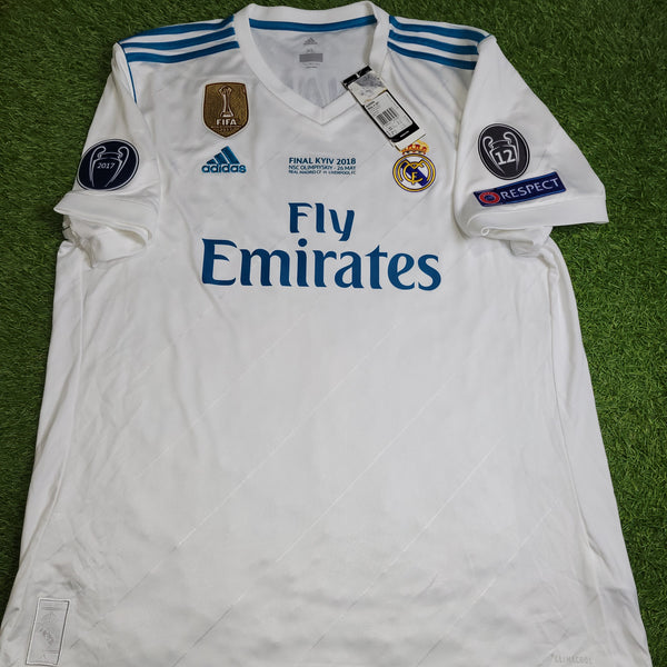 Cristiano Ronaldo Real Madrid 2017 2018 LAST GAME UEFA FINAL Soccer Jersey Shirt BNWT XL SKU# B31106