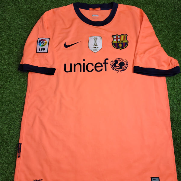 Marquez Barcelona 2009 2010 Away Soccer Jersey Shirt L SKU# 355020-870