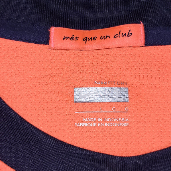 Marquez Barcelona 2009 2010 Away Soccer Jersey Shirt L SKU# 355020-870