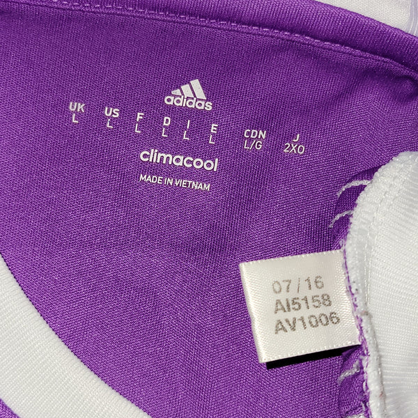 Cristiano Ronaldo Real Madrid 2016 2017 UEFA FINAL Away Soccer Jersey Shirt L SKU# AI5158