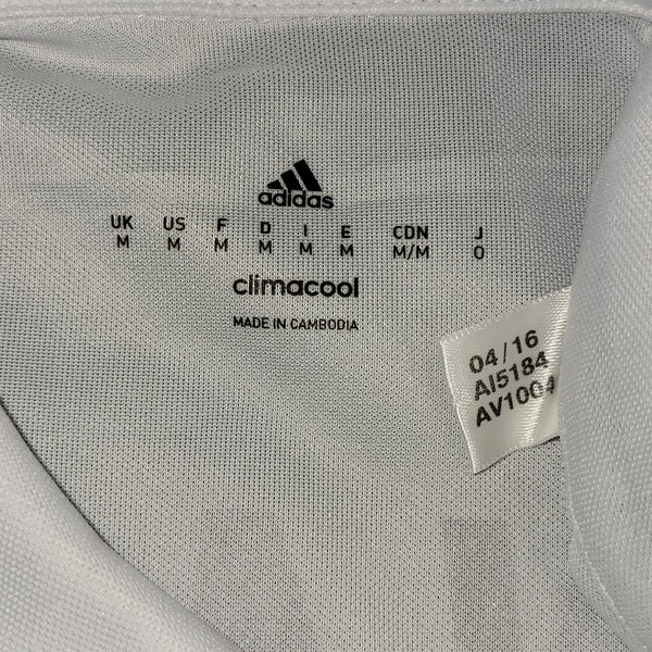 Cristiano Ronaldo Real Madrid 2016 2017 UEFA Home Long Sleeve Soccer Jersey Shirt M SKU# AI5184