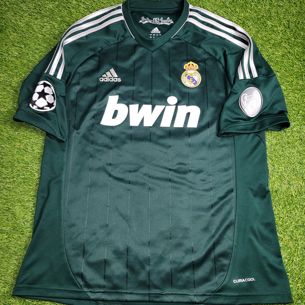 Cristiano Ronaldo Real Madrid  2012 2013 UEFA Soccer Third Jersey Shirt L SKU# X53540