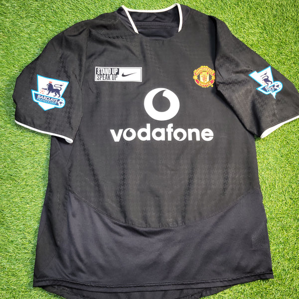 Cristiano Ronaldo Manchester United 2004 2005 Away STAND UP SPEAK UP Soccer Jersey Shirt M