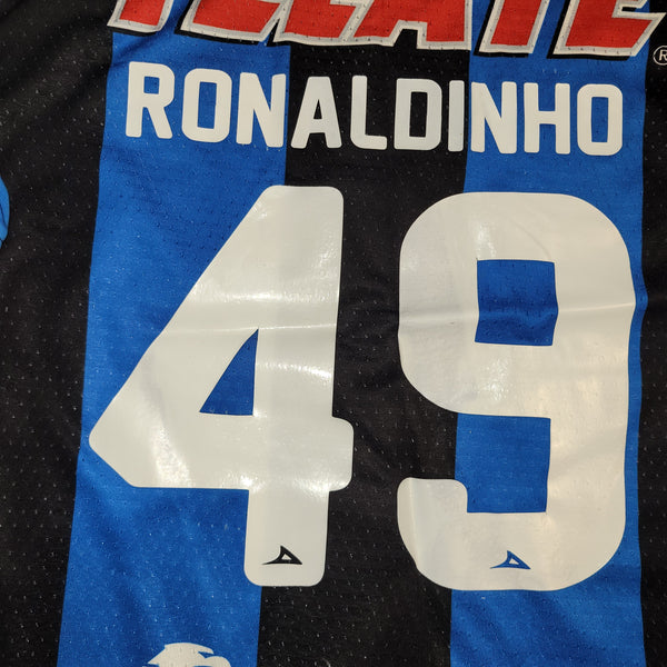 Ronaldinho Queretaro Pirma PLAYER ISSUE 2014 2015 Home Soccer Jersey Shirt L
