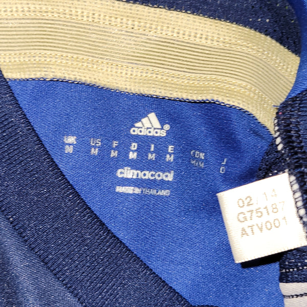 Messi Argentina 2014 WORLD CUP FINAL Away Soccer Jersey Shirt M SKU# G75187