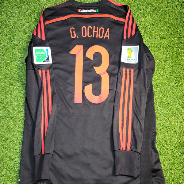 Memo Ochoa Mexico 2014 WORLD CUP GK Soccer Jersey Shirt M SKU# G86995