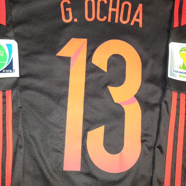 Memo Ochoa Mexico 2014 WORLD CUP GK Soccer Jersey Shirt M SKU# G86995