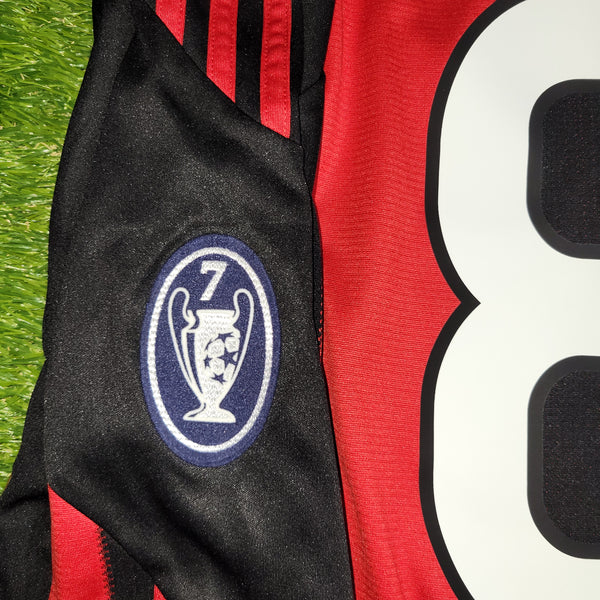 Ronaldinho AC Milan 2010 2011 Home Long Sleeve Soccer Jersey Shirt XL SKU# P96287