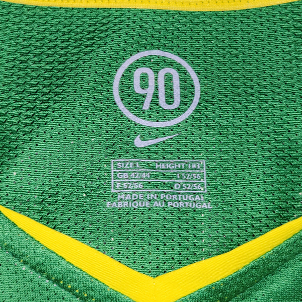 Ronaldinho Brazil 2004 Home Soccer Jersey Shirt L