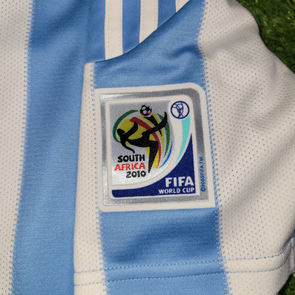 Messi Argentina 2010 WORLD CUP Home Soccer Jersey Shirt XL SKU# P79919