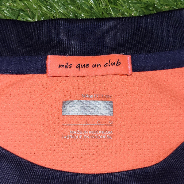 Ibrahimovic Barcelona DEBUT SEASON 2009 2010 Soccer Away Jersey Shirt L SKU# 355020-870
