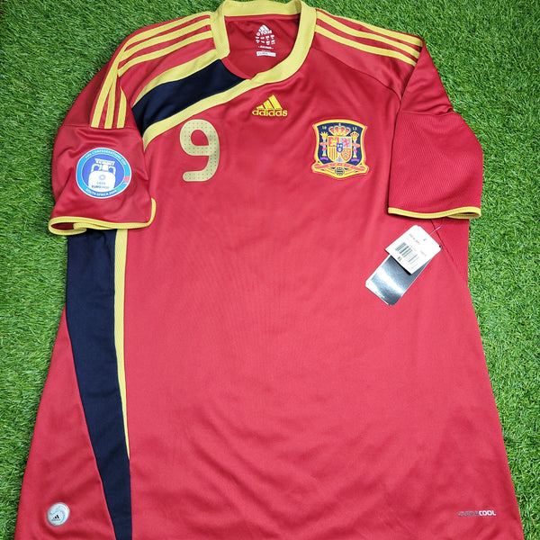 Torres Spain 2009 CONFEDERATIONS CUP Home Soccer Jersey Shirt BNWT XL SKU# P06574