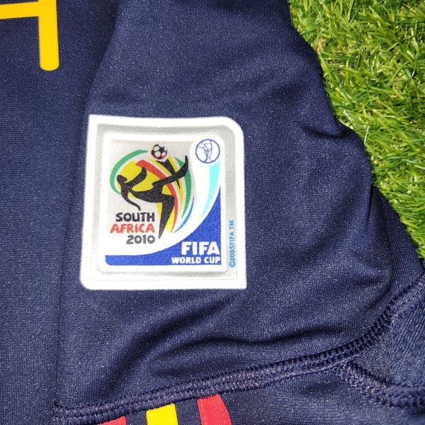 Iniesta Spain 2010 WORLD CUP FINAL Soccer Away Jersey Shirt XL SKU# P47896