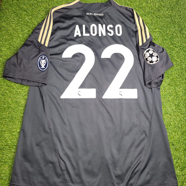 Alonso Real Madrid 2009 2010 DEBUT SEASON Soccer Third Jersey Shirt XL SKU# E84329