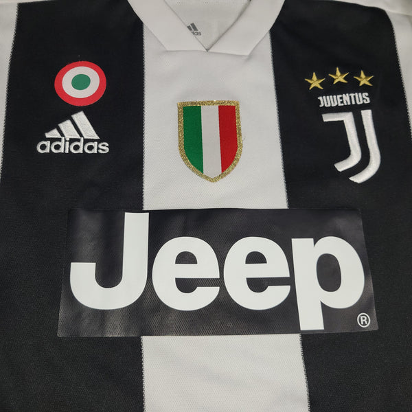 Cristiano Ronaldo Juventus 2018 2019 DEBUT Soccer Jersey Shirt L SKU# CF3489