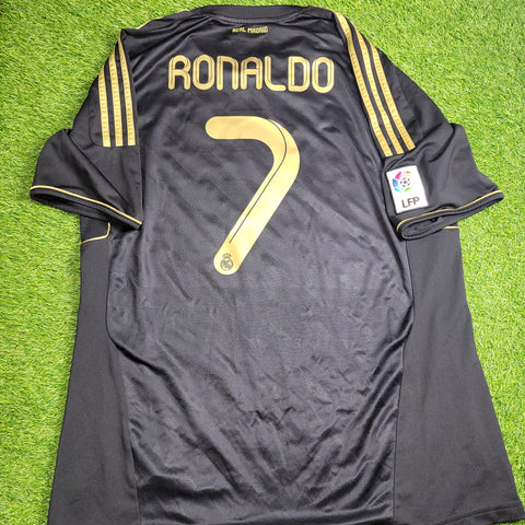 Cristiano Ronaldo Real Madrid 2011 2012 Away Soccer Jersey Shirt XL SKU# V13642