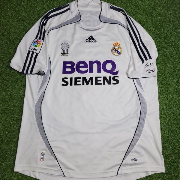 Ronaldo Real Madrid 2006 2007 Home Soccer Jersey Shirt L SKU# 060879