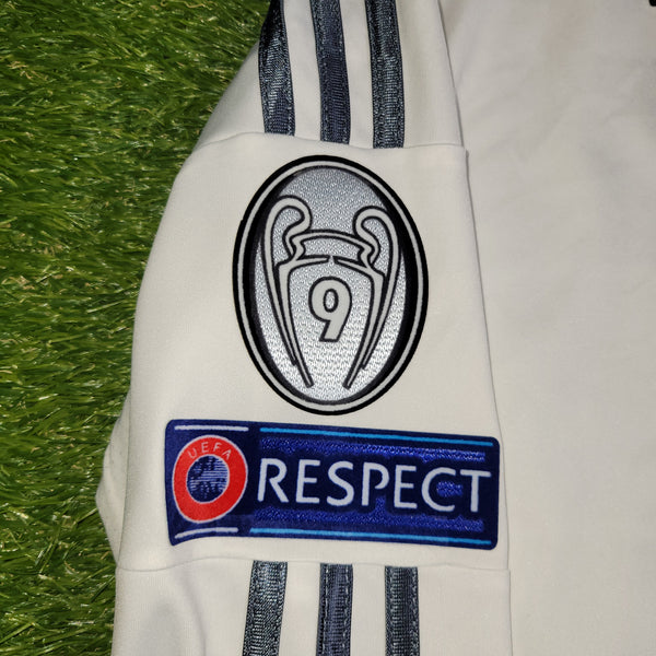 Cristiano Ronaldo Real Madrid UEFA FINAL 2013 2014 Long Sleeve Soccer Jersey Shirt L SKU# G81098