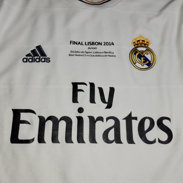 Cristiano Ronaldo Real Madrid UEFA FINAL 2013 2014 Long Sleeve Soccer Jersey Shirt L SKU# G81098