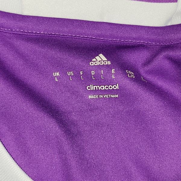 Cristiano Ronaldo Real Madrid 2016 2017 Purple Away Long Sleeve Soccer Jersey Shirt L SKU# AI5159